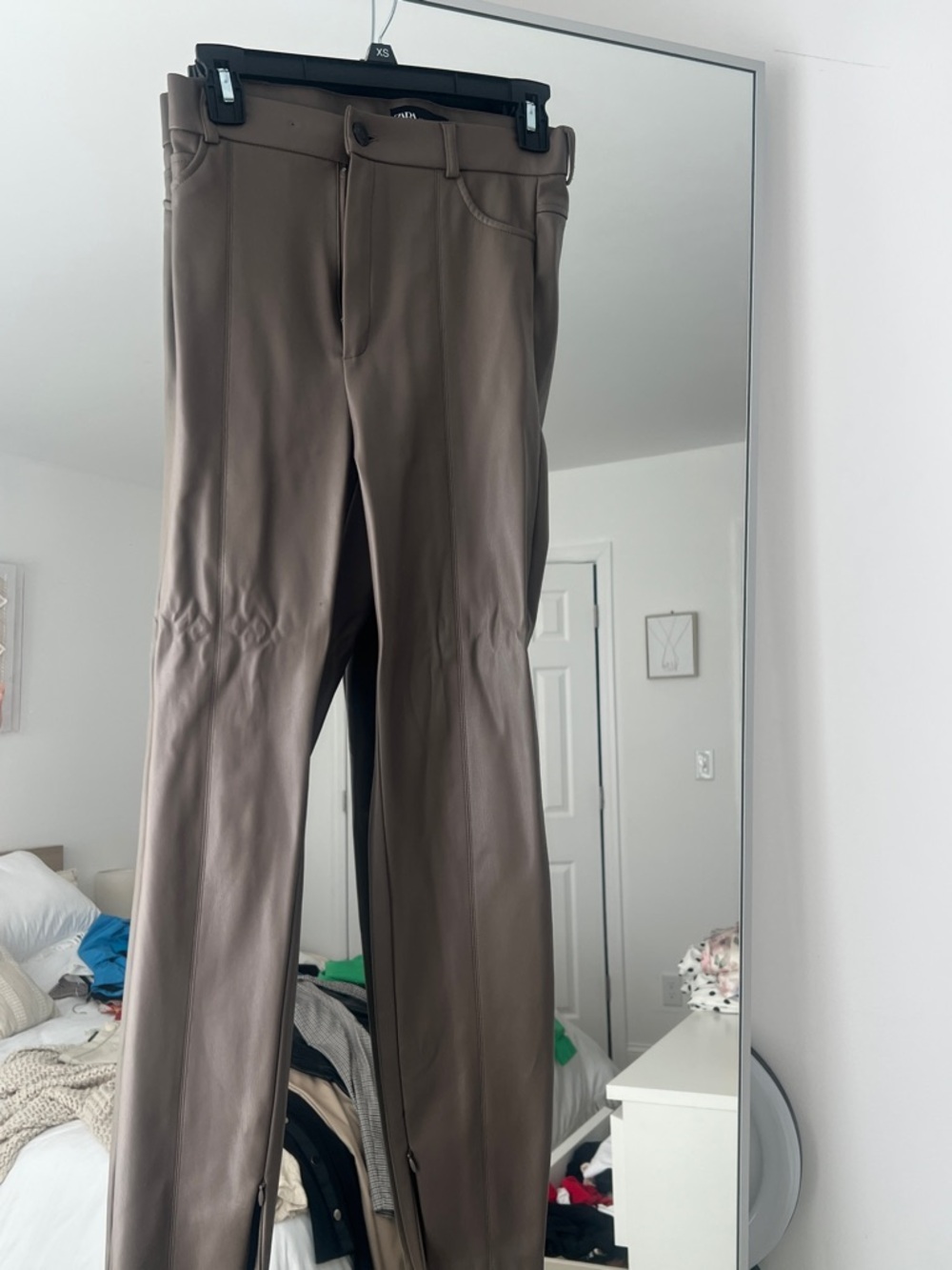 Zara Men's Taupe Stretch Dress Pants